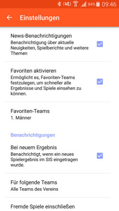 Handball-App SV Kaufungen 07 Android