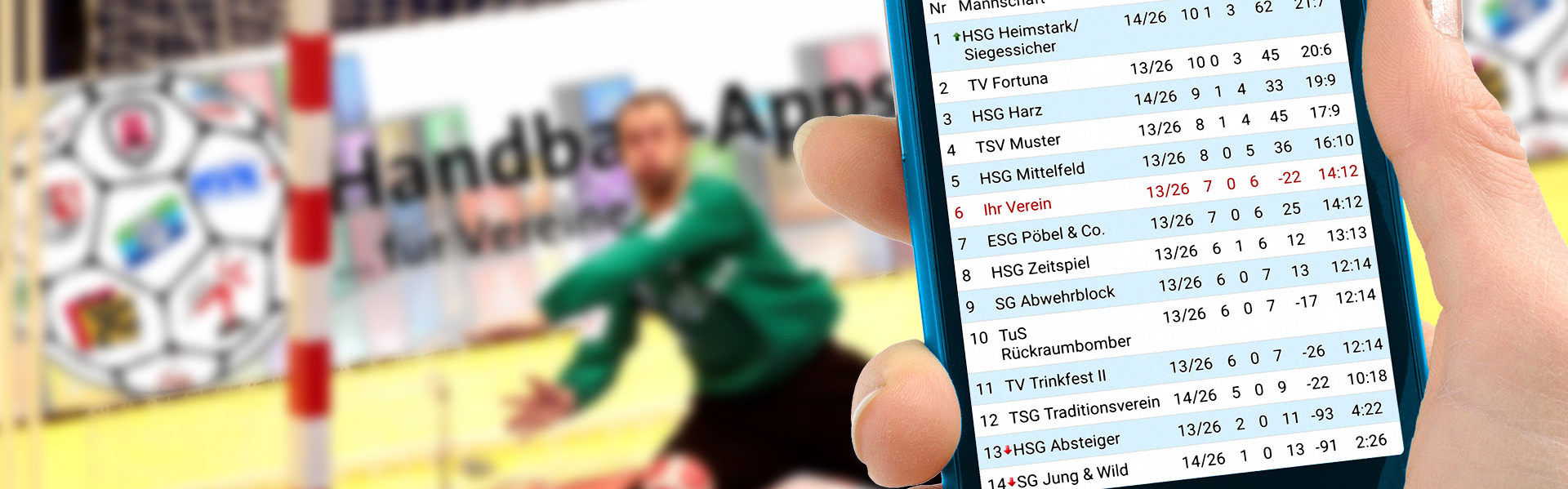 Die Handball-App